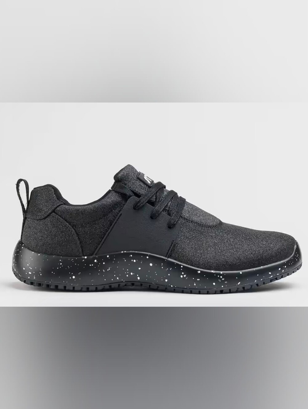 Snibbs Spacecloud 2.0 Men's Black Speckle-Detail Trainer Sneakers Size 9.5 Mens